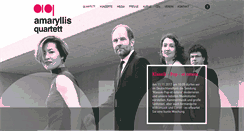 Desktop Screenshot of amaryllis-quartett.com